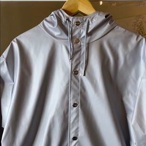 Jackets & Coats - IRIDESCENT BLUE RAINS JACKET Jackets & Coats - IRIDESCENT BLUE RAINS JACKET